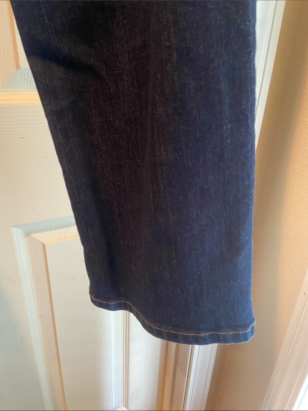 St. John's Bay Dark Blue Straight Leg Jeans - Picture 5 of 6
